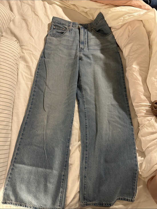 Levi's Denim - Levi's Light Blue Wide-Leg High-Rise Jeans